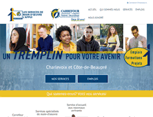 Tablet Screenshot of cje-appui.qc.ca